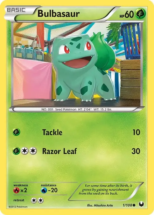 Bulbasaur card art