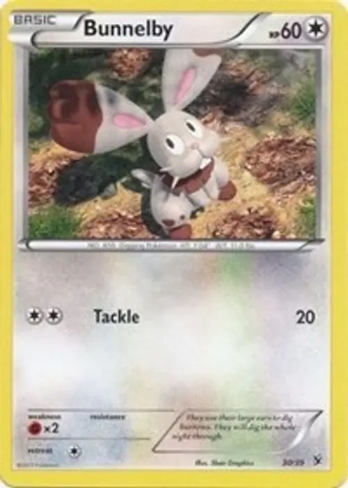 Bunnelby card art