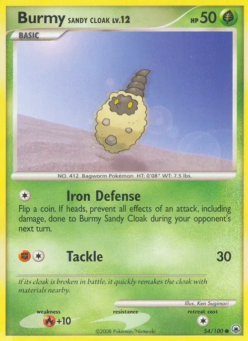 Burmy Sandy Cloak card art