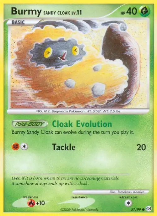 Burmy Sandy Cloak card art