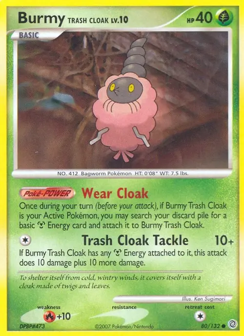 Burmy Trash Cloak card art