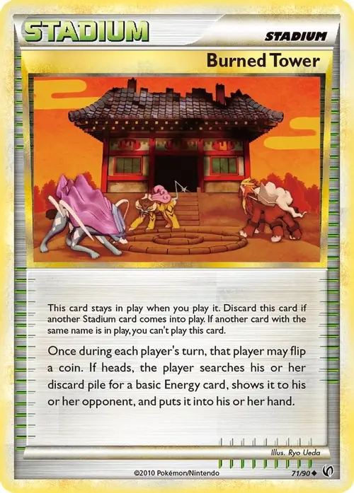Burned Tower card art