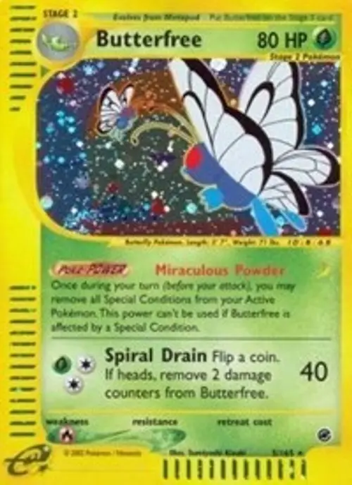 Butterfree (5) card art