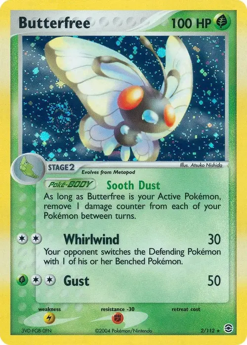 Butterfree card art
