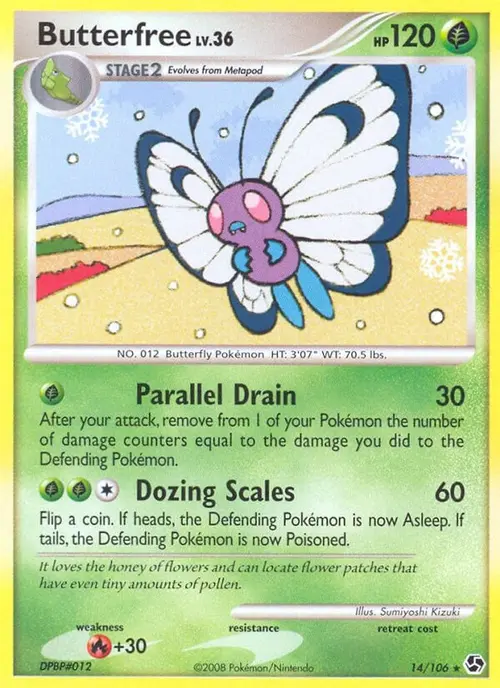 Butterfree card art