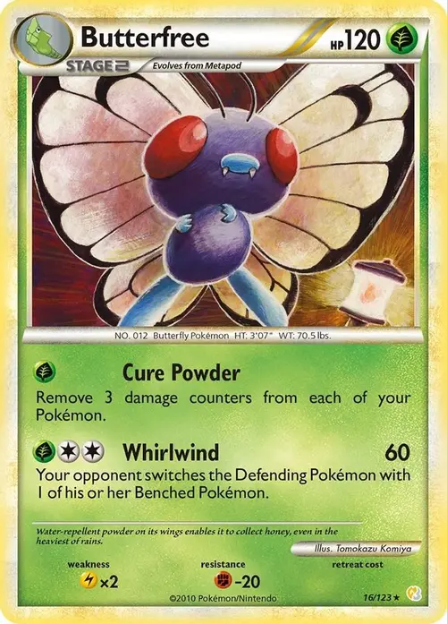 Butterfree card art