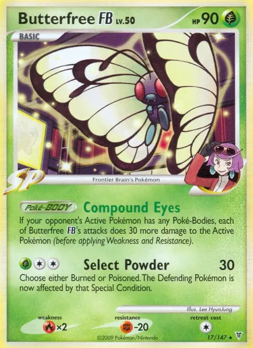 Butterfree FB card art