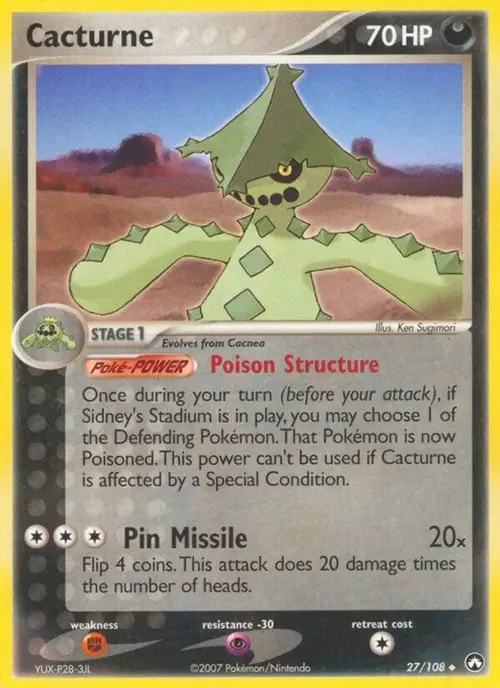 Cacturne card art