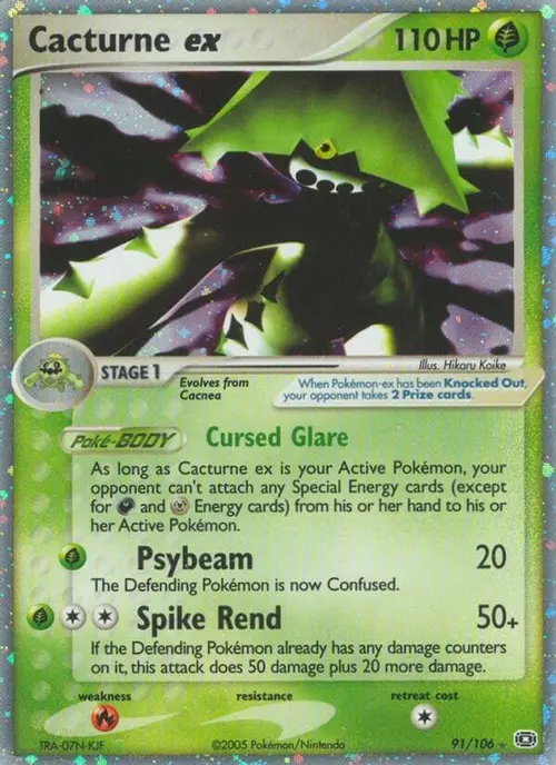 Cacturne ex card art