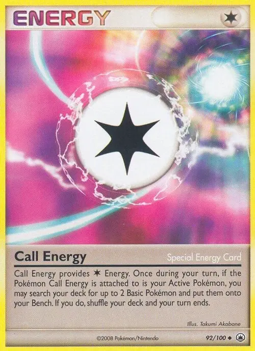 Call Energy card art