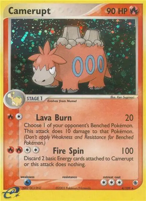 Camerupt card art