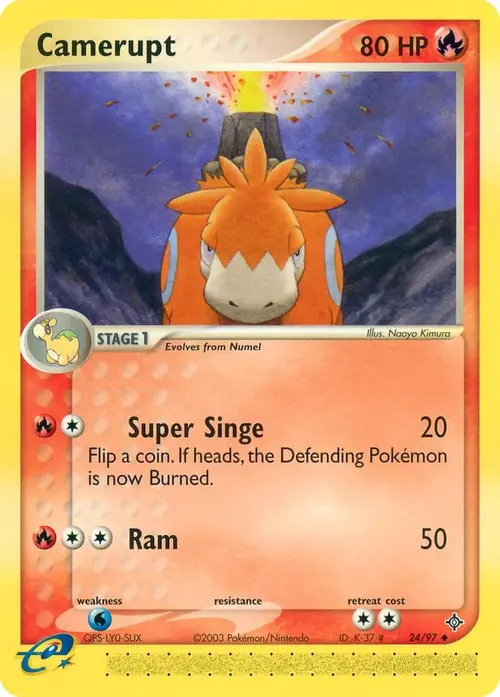 Camerupt card art