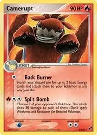 Camerupt - 4/107 (EX Deoxys) card art