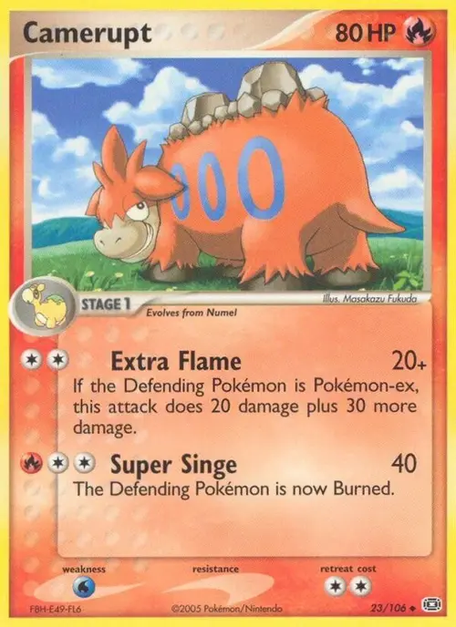 Camerupt card art