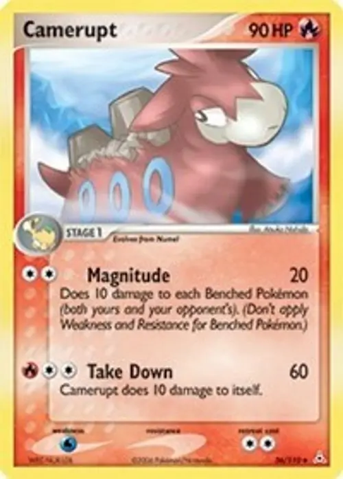 Camerupt card art