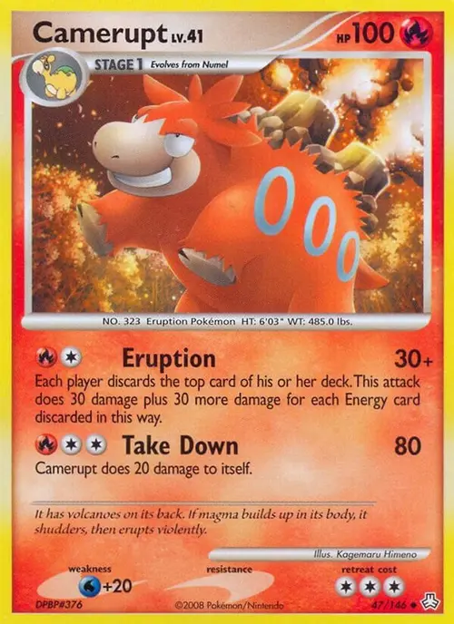 Camerupt card art