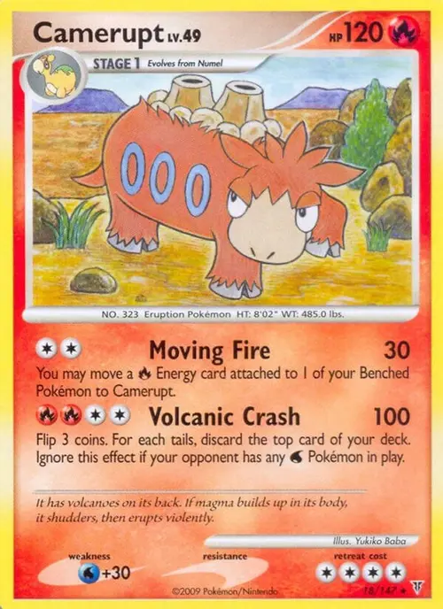 Camerupt card art