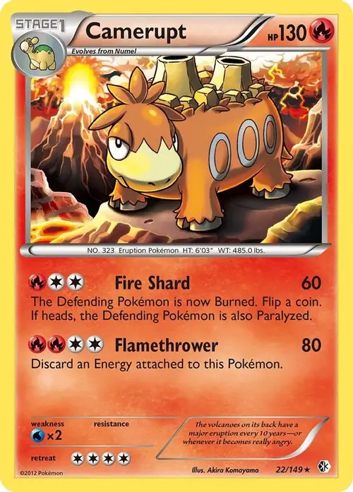 Camerupt card art