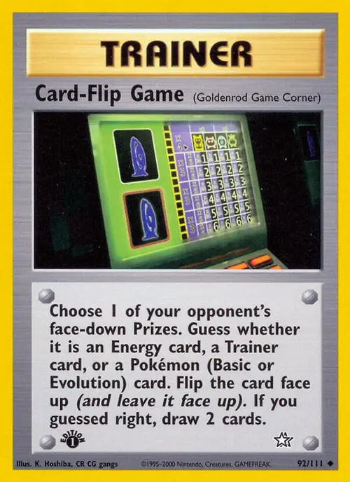 Card-Flip Game (Goldenrod Game Corner) card art