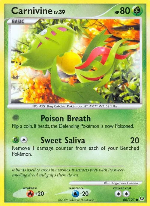 Carnivine (68) card art