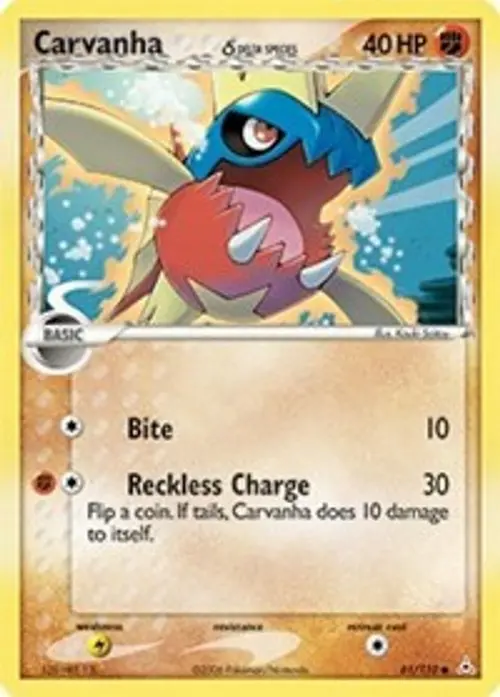 Carvanha (Delta Species) card art