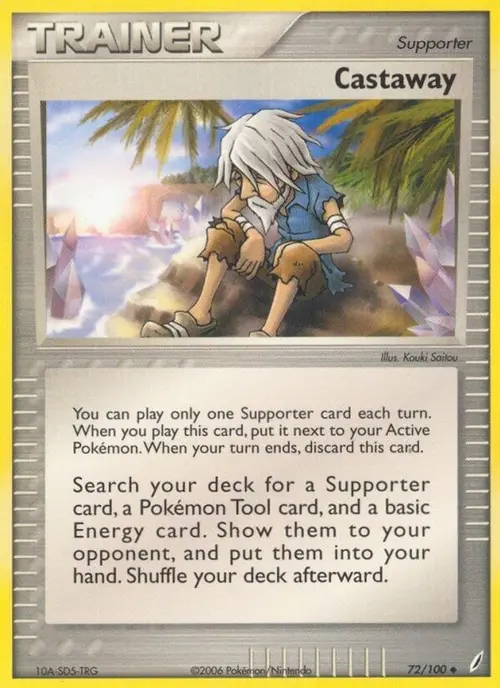 Castaway card art