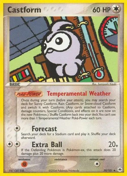 Castform card art