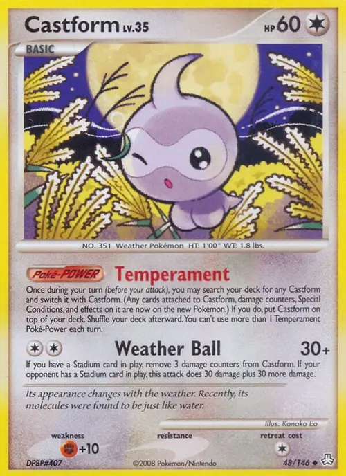 Castform card art
