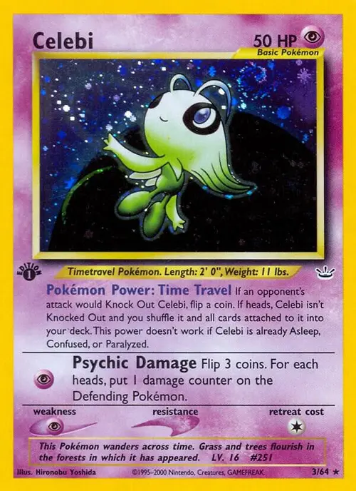 Celebi (3) card art