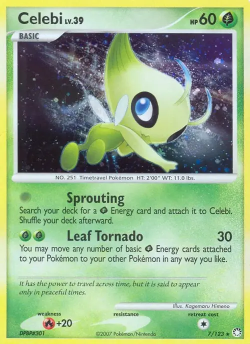Celebi card art