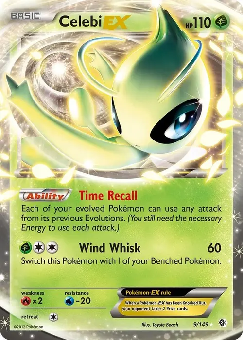 Celebi EX card art