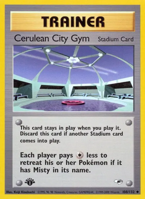 Cerulean City Gym card art