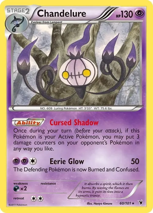 Chandelure card art