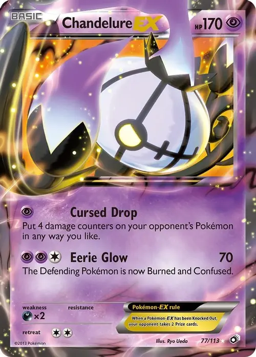 Chandelure EX card art
