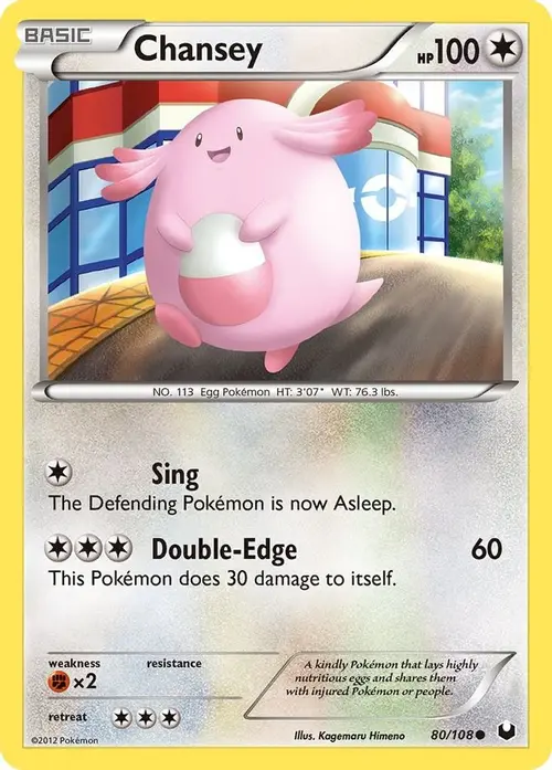 Chansey (80) card art