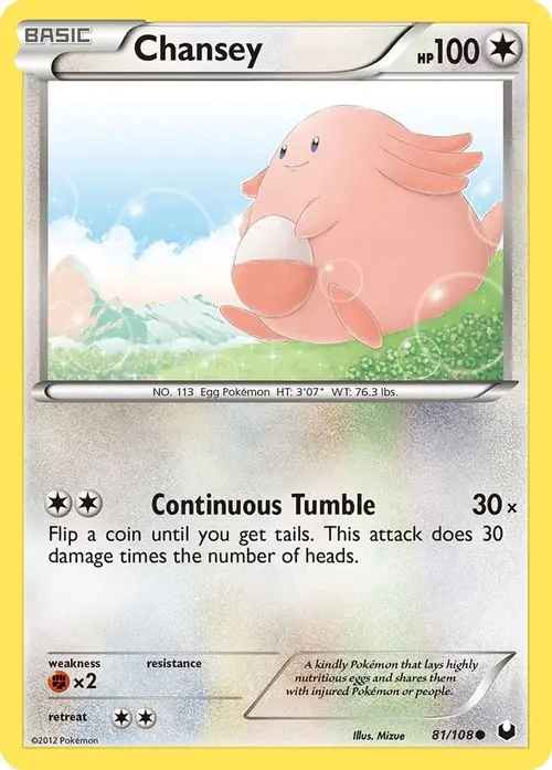 Chansey (81) card art