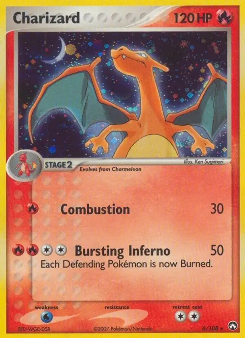 Charizard card art
