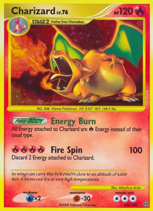 Charizard card art