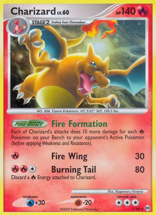 Charizard card art