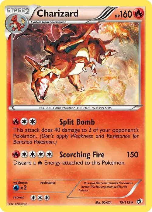Charizard card art