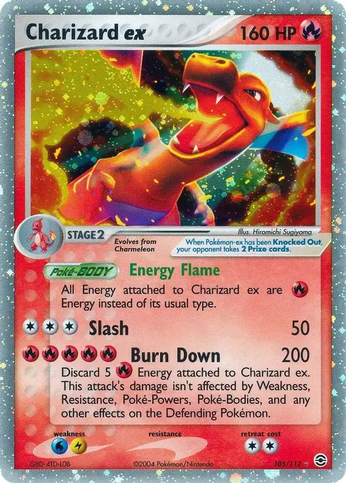 Charizard ex card art