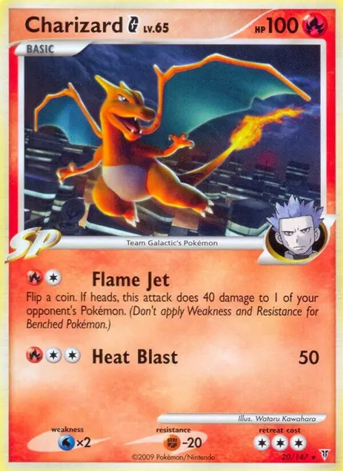 Charizard G card art