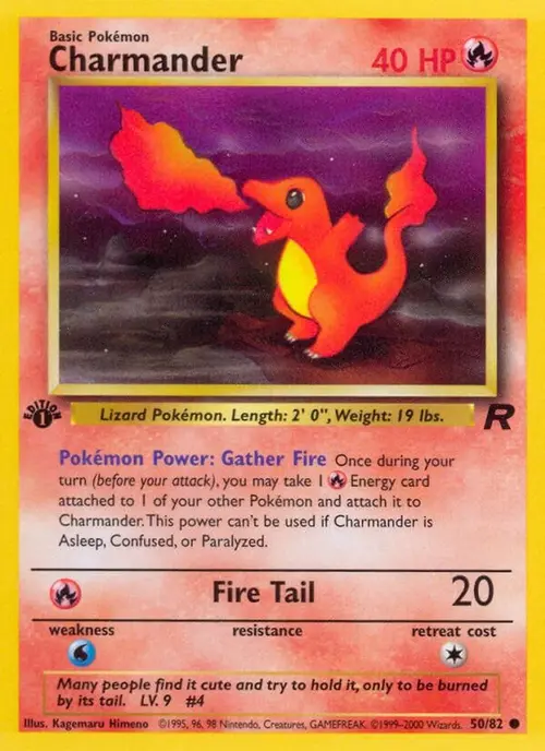 Charmander card art