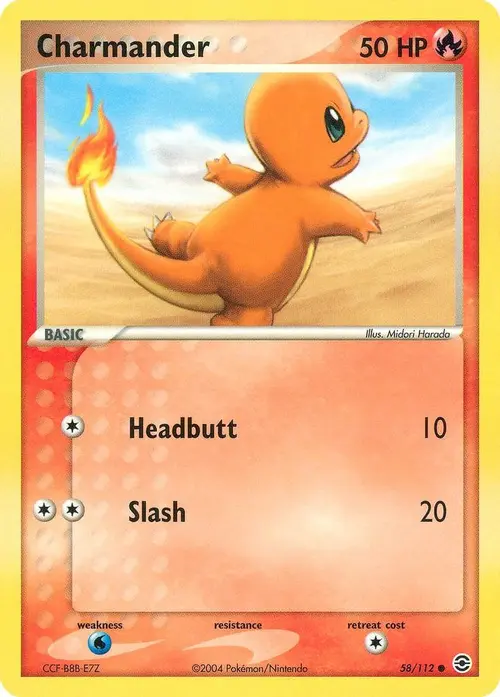 Charmander - 058/112 card art