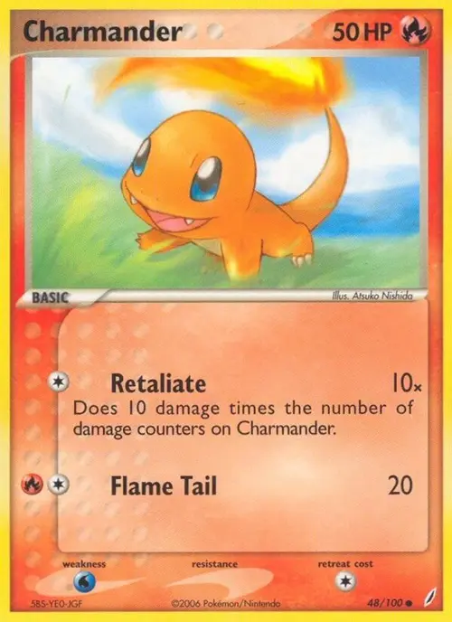 Charmander card art