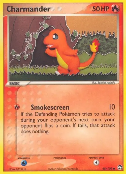 Charmander card art