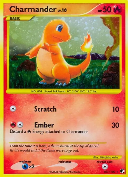 Charmander card art