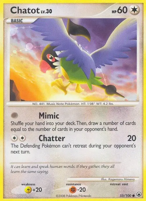 Chatot card art