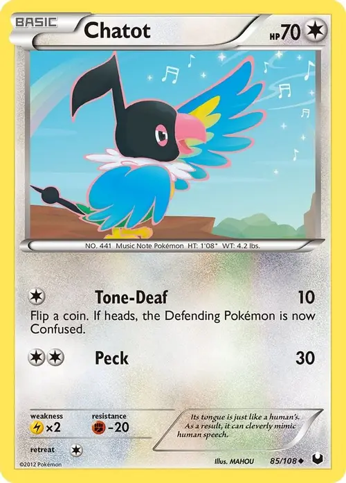 Chatot card art