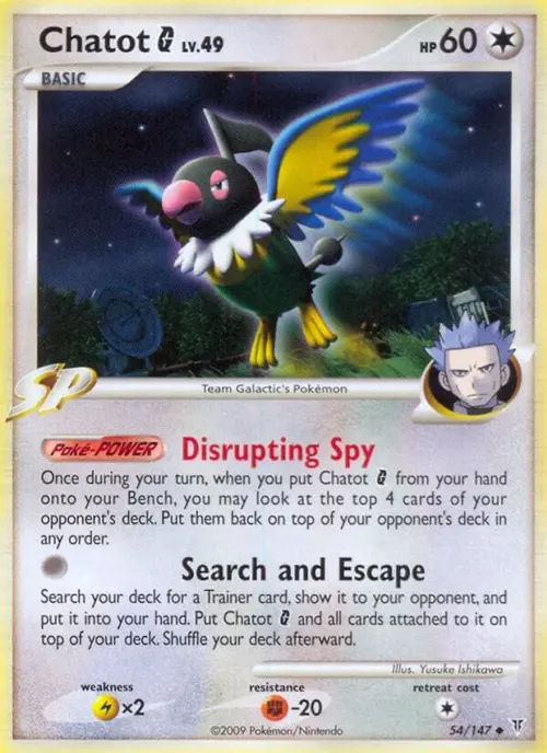 Chatot G card art